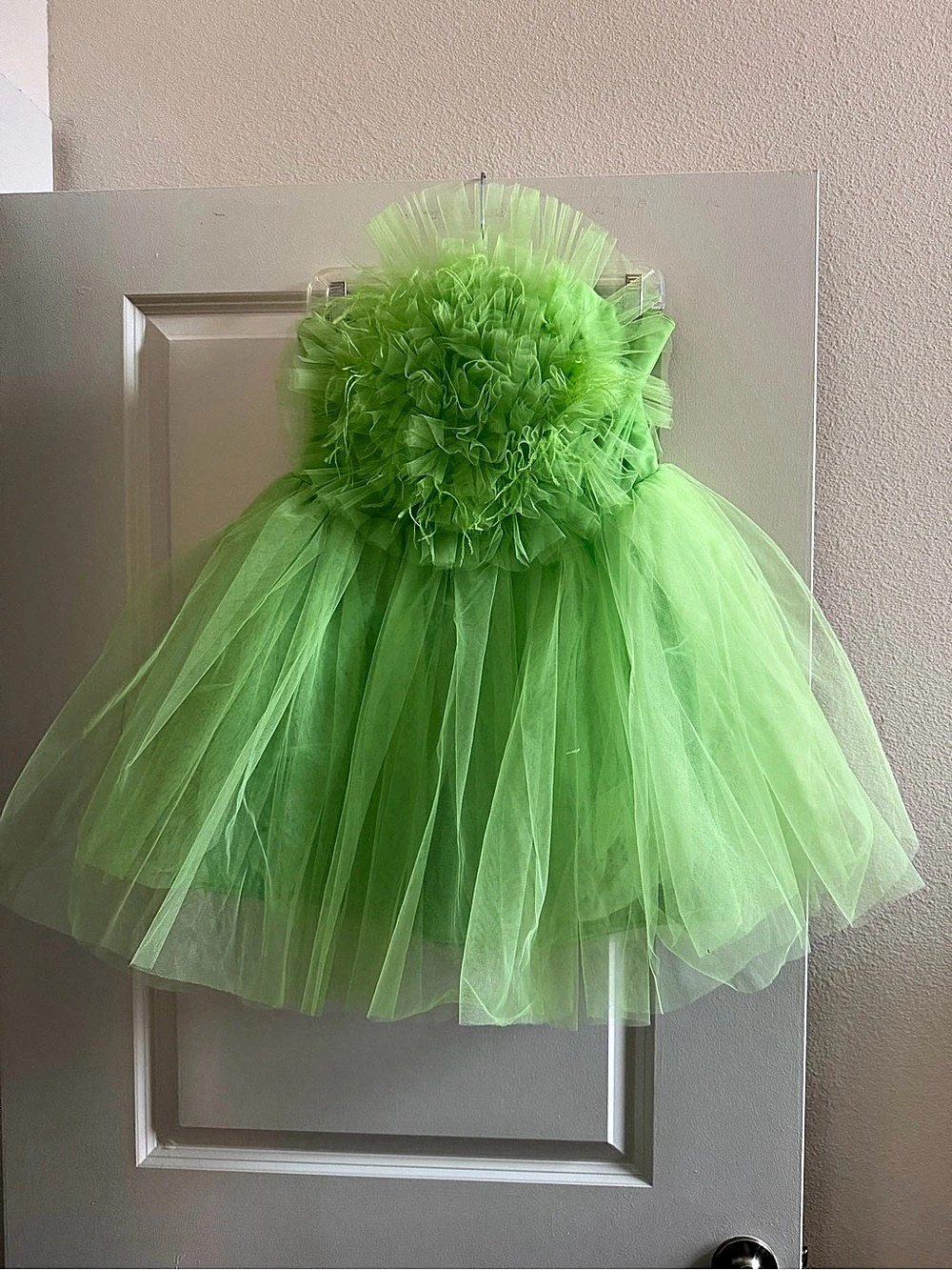 Akira Something Light Tulle Mini Dress Green